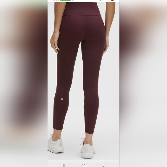 lululemon athletica Pants - Lululemon Athletica Purple High-Waisted Leggings